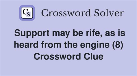 be rife crossword